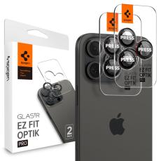 Spigen Spigen iPhone 16/15/14 Pro/Pro Max 2-PACK Linsskydd Optik GLAS.tR