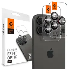 Spigen Spigen iPhone 16/15/14 Pro/Pro Max 2-PACK Linsskydd Optik GLAS.tR