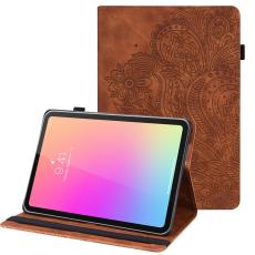  iPad Mini 2024/2021 Fodral Mandala Flower Case Stand Brun