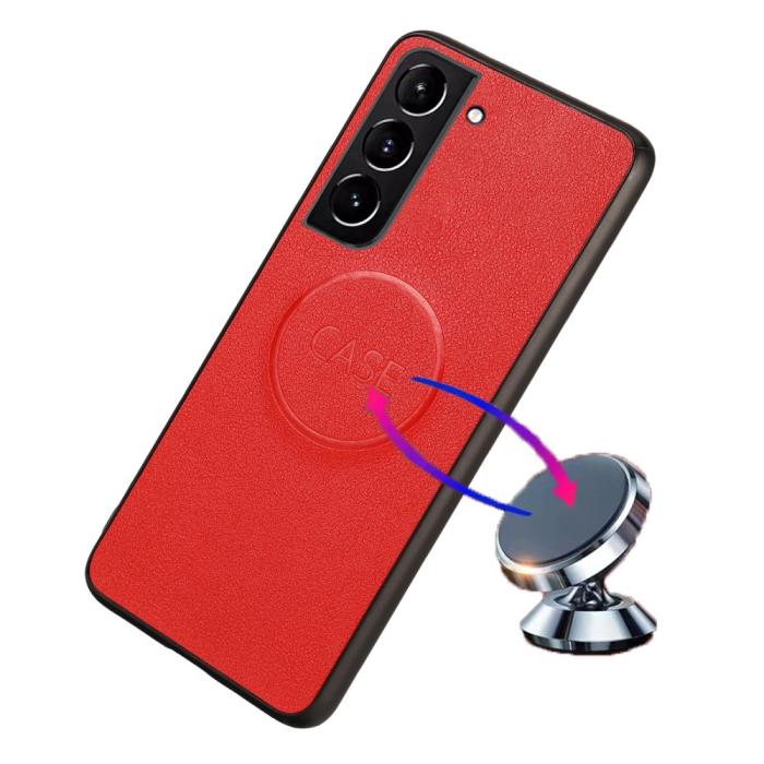 Bild 5,  Samsung Galaxy S23 Plus 2in1 Magnet Fodral Röd