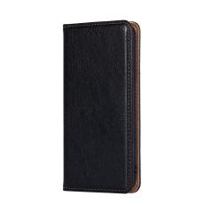  Xiaomi Redmi 9C Fodral Flip L&auml;der Svart