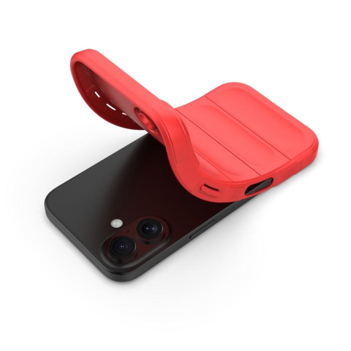 Bild 5,  iPhone 16 Plus Skal Magic Shield Röd