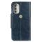 KHAZNEH KHAZNEH Motorola Moto G51 Fodral Retro Blå