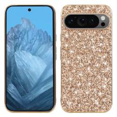  Google Pixel 10 / 10 Pro Skal Glitter Hybrid Guld