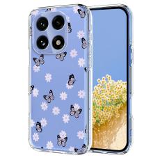  OnePlus 15 Skal TPU Med Tryck Fj&auml;rilar / Blommor