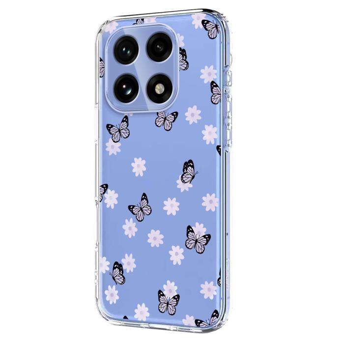 Bild 2,  OnePlus 15 Skal TPU Med Tryck Fjärilar / Blommor