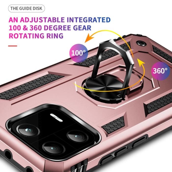 Bild 4,  Xiaomi 13 Pro 5G Skal Ring Armor Roséguld