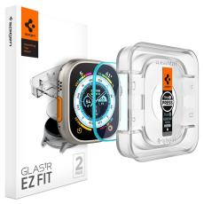 Spigen Spigen Apple Watch Ultra 49 mm 2-PACK "Ez Fit" Glas.tR Sk&auml;rmskydd