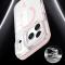  iPhone 17 Pro Max Skal MagSafe Kickstand Transparent / Rosa