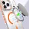  iPhone 17 Pro Max Skal MagSafe Kickstand Transparent / Svart