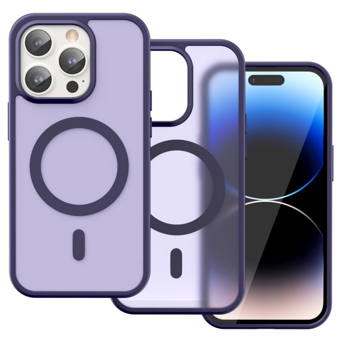 Bild 2, ColorPop ColorPop iPhone 14 Pro Skal CH MagSafe Matt Lila