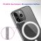  iPhone 15 Pro Skal MagSafe Akryl/TPU Transparent