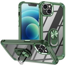  iPhone 15 Skal Ring Shockproof Hybrid Gr&ouml;n
