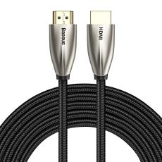 BASEUS Baseus 5m HDMI 4K 60 Hz Fl&auml;tad Nylon - Svart