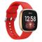  Silikon Armband Versa 3/Fitbit Sense - Röd