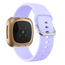  Silikon Armband Versa 3/Fitbit Sense - Ljus Lila