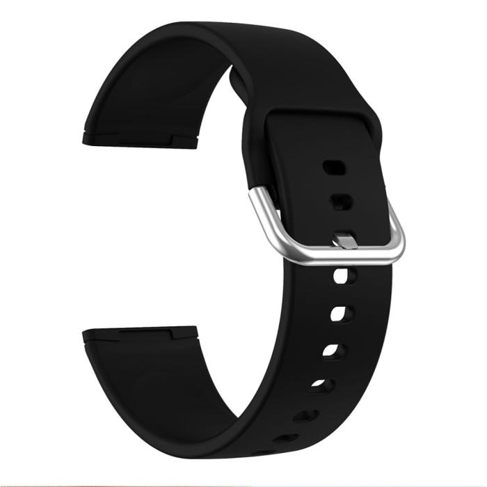 Bild 3,  Silikon Armband Versa 3/Fitbit Sense - Svart