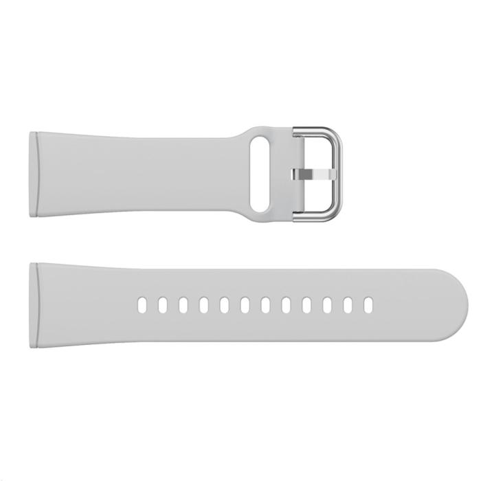 Bild 4,  Silikon Armband Versa 3/Fitbit Sense - Grå