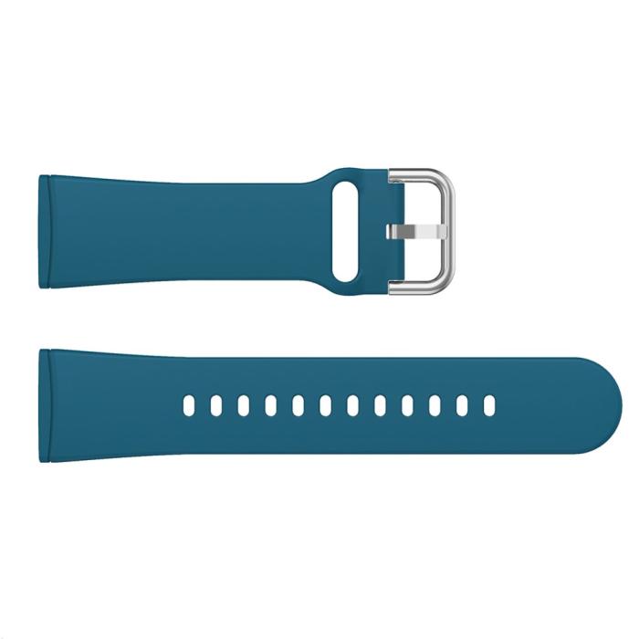 Bild 4,  Silikon Armband Versa 3/Fitbit Sense - Blå