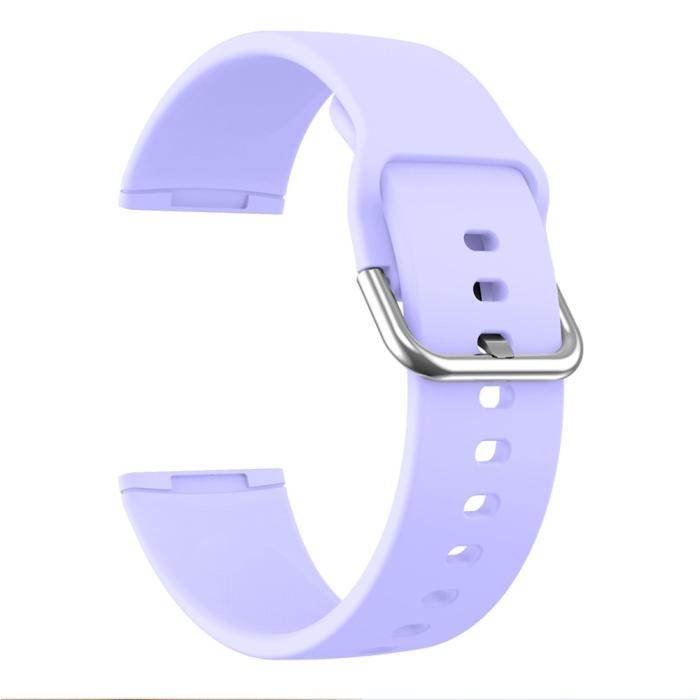 Bild 3,  Silikon Armband Versa 3/Fitbit Sense - Ljus Lila