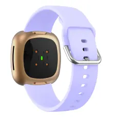  Silikon Armband Versa 3/Fitbit Sense - Ljus Lila