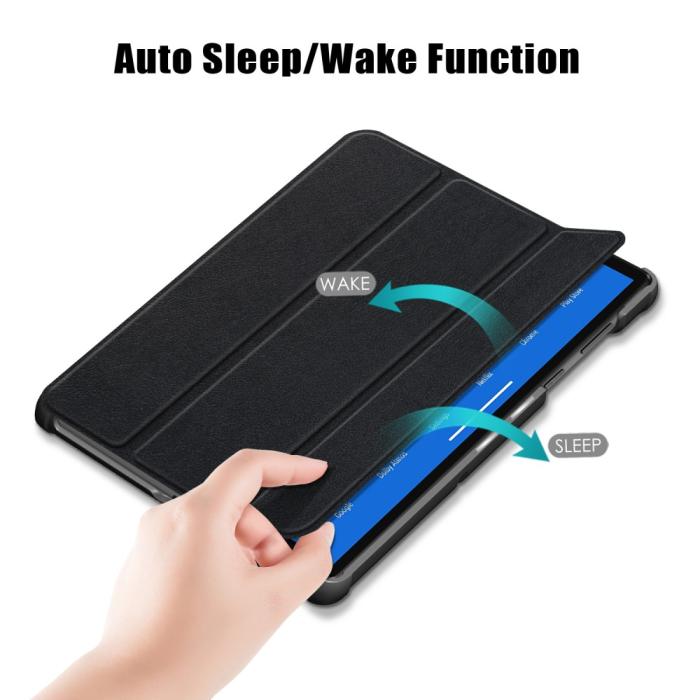 Bild 3,  Lenovo Tab M10 Plus (2nd Gen) Tri-Fold Fodral Svart