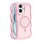  iPhone 16 Skal MagSafe Wavy Matt Rosa