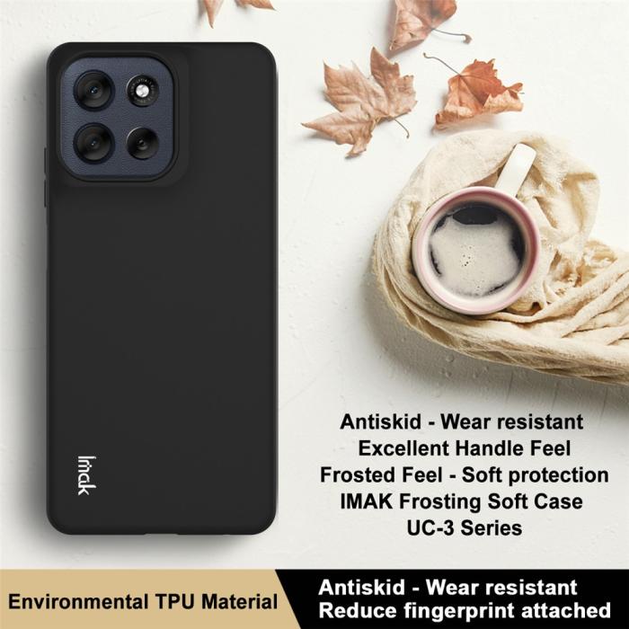 Bild 3, IMAK IMAK Motorola Moto G56 5G Skal Soft TPU Matt Svart