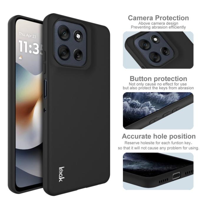 Bild 4, IMAK IMAK Motorola Moto G56 5G Skal Soft TPU Matt Svart