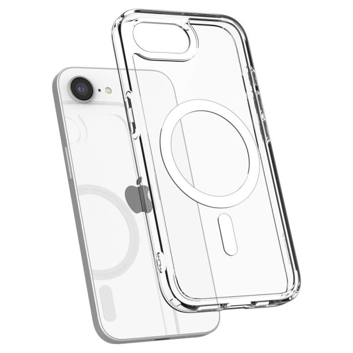 Bild 6, Spigen Spigen iPhone 17e / 16e Skal MagSafe Mag Ultra Hybrid Vit