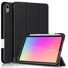 iPad Mini 2024/2021 Fodral Tri-Fold Med Pennh&aring;llare Svart