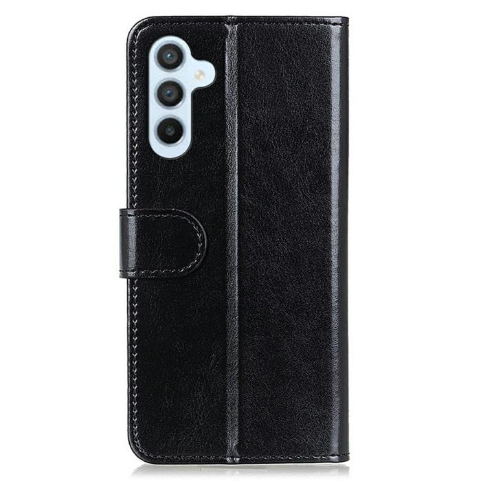 Bild 6,  Samsung Galaxy A16 / A26 5G Fodral Crazy Horse Läder Svart