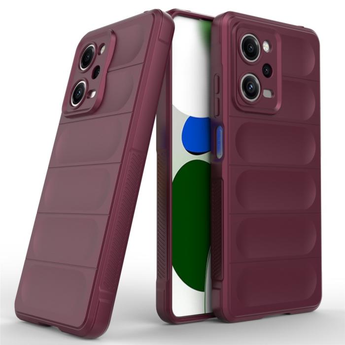 Bild 5,  Xiaomi Redmi Note 12 Pro 5G Skal Magic Shield Vinröd