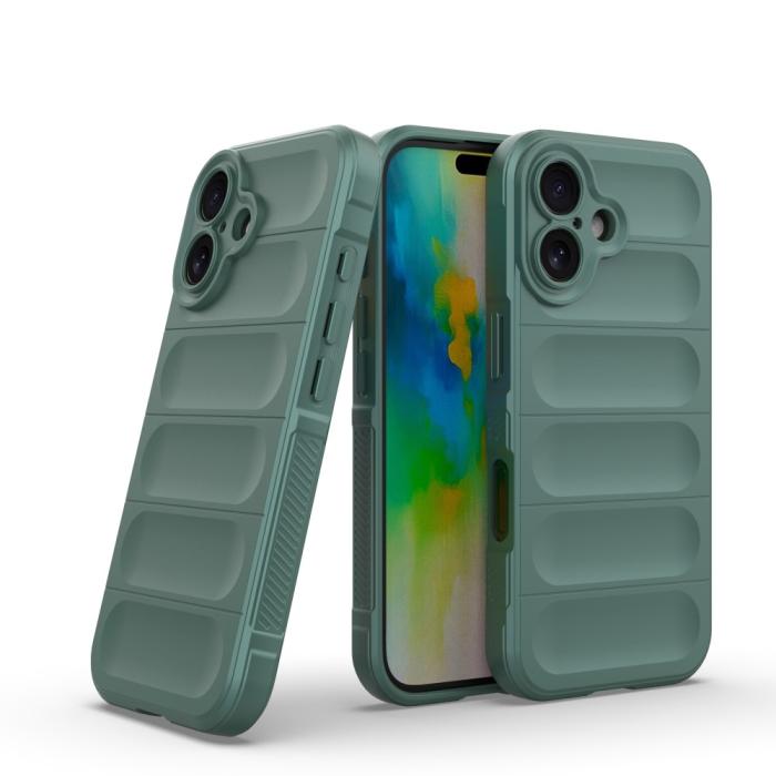 Bild 2,  iPhone 16 Plus Skal Magic Shield Grön