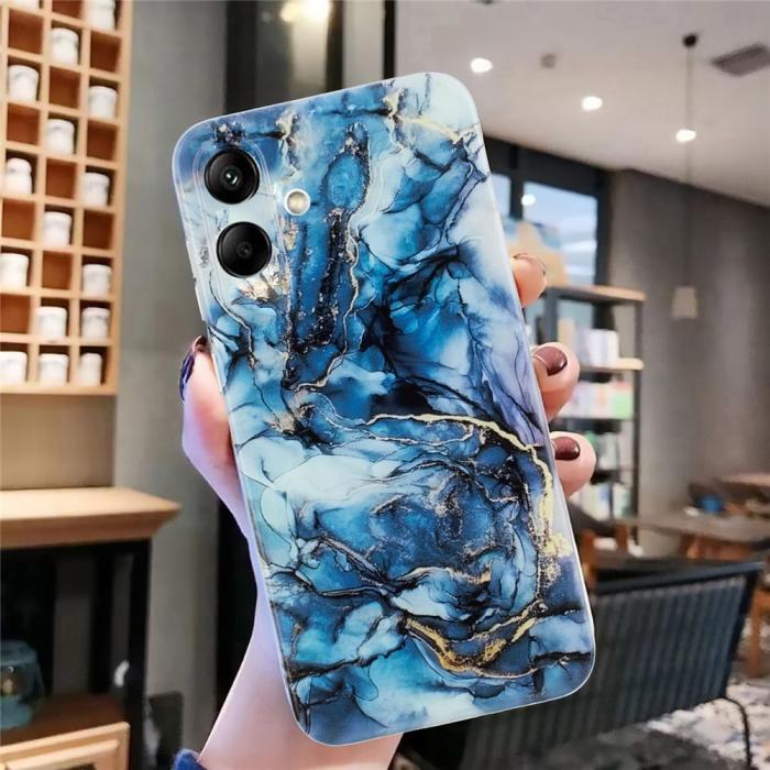 Bild 5,  Samsung Galaxy A07 Skal TPU Marmor Grå