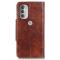 KHAZNEH KHAZNEH Motorola Moto G51 Fodral Retro Brun