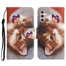 Samsung Galaxy S26 Fodral Med Tryck Katt / Fj&auml;ril