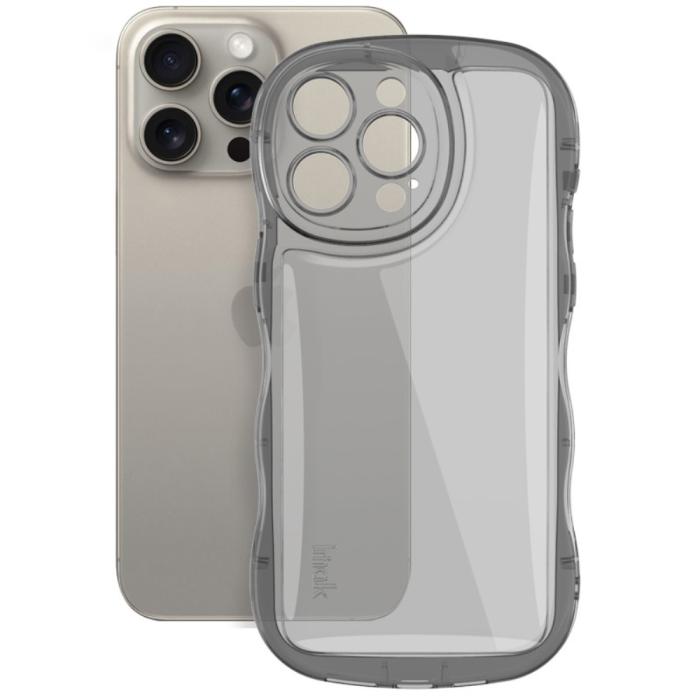 Bild 2, IMAK IMAK iPhone 15 Pro Max Skal TPU Tonad Svart