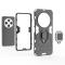  Xiaomi Redmi 14C Skal Hybrid Armor Ring Röd