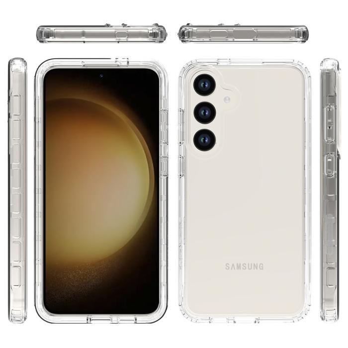Bild 2,  Samsung Galaxy S24 Plus 360° Shockproof Hybrid Skal Transparent