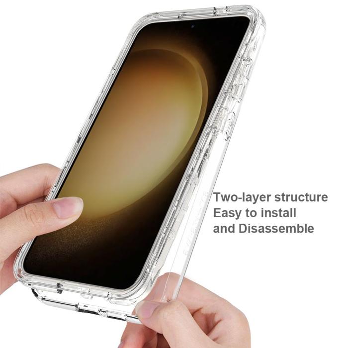 Bild 4,  Samsung Galaxy S24 Plus 360° Shockproof Hybrid Skal Transparent