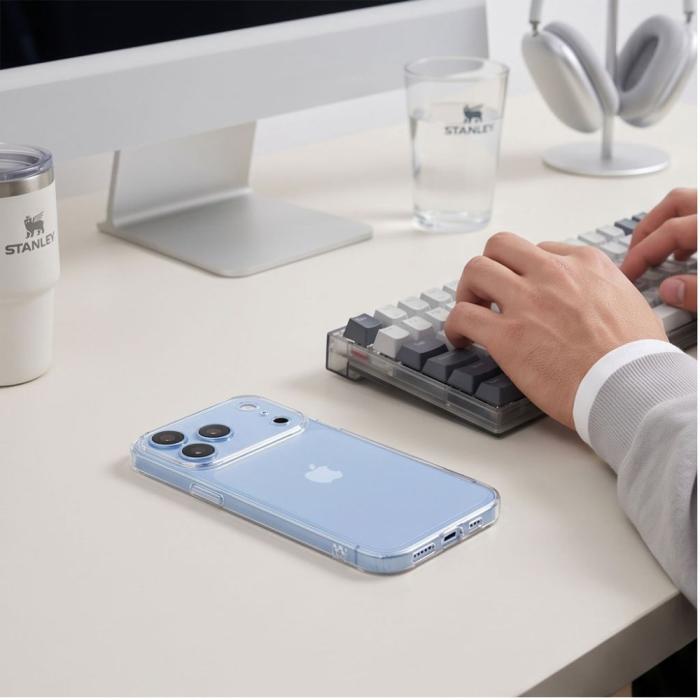 Bild 6, Tech-Protect Tech-Protect iPhone 18 Pro / 17 Pro Skal FlexAir Transparent