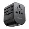 MCDODO Mcdodo 20W PD Reseadapter 2x USB-A 1x USB-C Svart