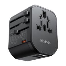 MCDODO Mcdodo 20W PD Reseadapter 2x USB-A 1x USB-C Svart