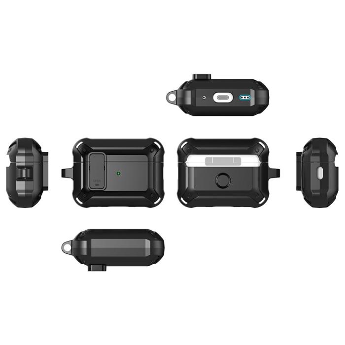 Bild 6,  AirPods Pro 3 Skal Shockproof Hybrid Armor Vit
