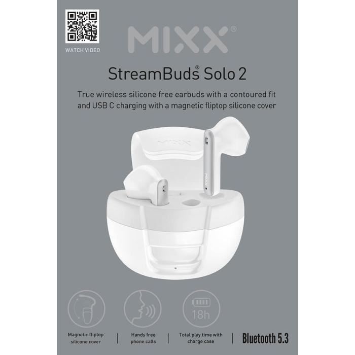 Bild 2, MIXX MIXX In-Ear TWS Hörlurar Solo 2 Vit