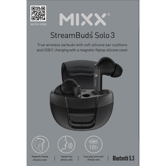 Bild 2, MIXX MIXX In-Ear TWS Hörlurar Solo 3 Svart
