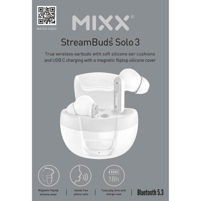 Bild 2, MIXX MIXX In-Ear TWS Hörlurar Solo 3 Vit