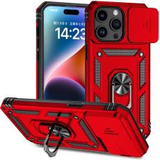  iPhone 15 Pro Max Skal CamShield Armor Ring R&ouml;d