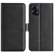 Motorola Moto G73 5G Fodral Magnetisk St&auml;ngning Svart